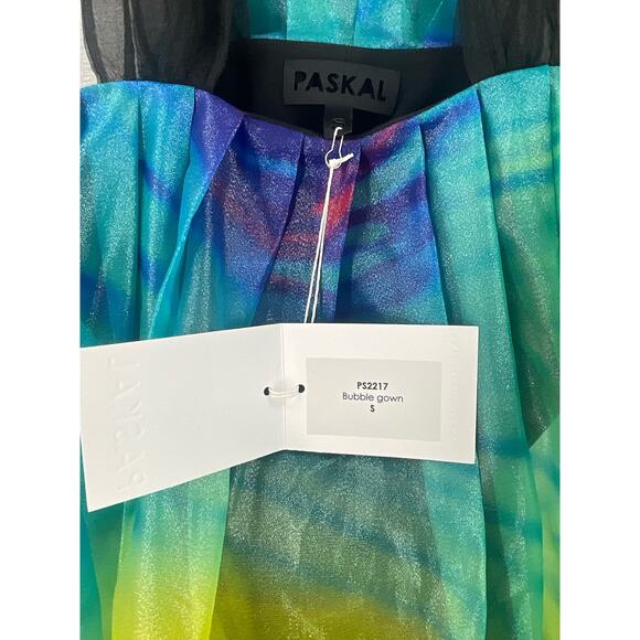 Paskal Women's Size Small Rainbow Ombré Love Wins Bubble Gown Authentic NWT - Picture 6 of 6